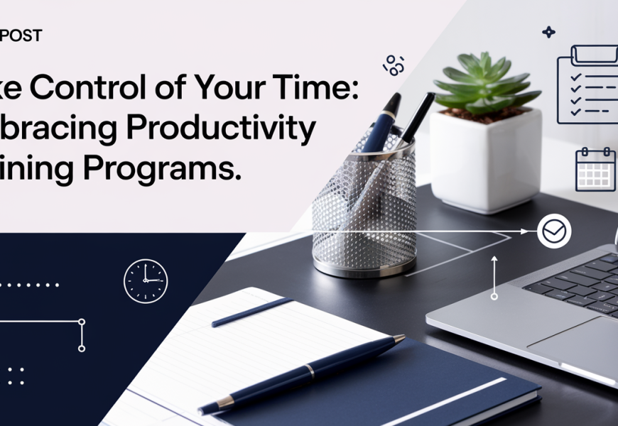 Take Control of Your Time: Embracing Productivity Training Programs